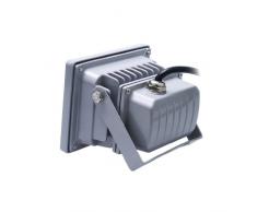 Auralum® 10W Foco LED Proyector de luz Lámpara IP65 impermeable iluminación exterior del jardín al aire libre, patio, terraza. Blanco