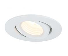 Paulmann 92685 Interior 10W Color blanco punto de iluminación - Punto de luz (Interior, Empotrada, Alrededor, LED, Blanco cálido, II)