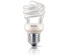 Philips Bombilla espiral, E27, 741 lm, luz blanca cálida, bajo consumo, 12W