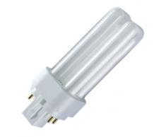 Osram Dulux D 827 - Bombilla fluorescente (13 W, casquillo G24q-1, vida útil 10.000 h, luz blanca cálida)