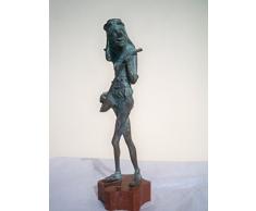 Arte Salvadori, candelabro, escultura de bronce. Energía.