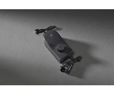 Sistema de iluminación Konstsmide regulador con sensor de luz y 6 horas y 9 horas temporizador, cable negro 4607-007