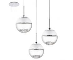 Eglo 93709 bola - Lámpara de techo, metal, transparente