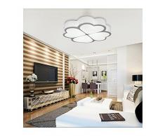 HomeLava Lámpara de Techo con 4 LED Tira de Luz 30 cm Blanco Cálido para Salón / Dormitorio/ Cocina/ Oficina /Hotel,Blanco