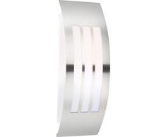 GLOBO 32094 - Apliques de Exterior (Acero), Color Plateado