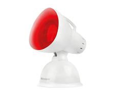 Medisana IR 100 Lámpara de calor infrarrojo de 100 vatios, lámpara de infrarrojos para mejorar el bienestar, radiador de calor para relajar los músculos