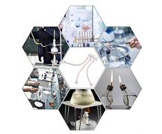 7 Unids Mechas de Cerámica, Reemplazo de La Mecha Mecha Resistente Al Calor para Titulares de Cerámica Antorcha Botella de Vino Vela de Aceite Lámpara