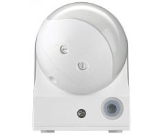 Goobay ODA Sensor infrarrojo pasivo (PIR) Alámbrico Pared Blanco - Sensor de movimiento (Sensor infrarrojo pasivo (PIR), Alámbrico, 220-240, Blanco, 83,2 x 62,8 x 92 mm, 12 m)