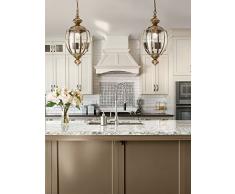 Ideal Lux NORMA SP1 BIG - Lámpara (Cocina, Latón, Transparente, E27, 60W, 60W)