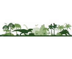 Lámpara Infantil pantalla "Dinosaurios" KL56 | para la habitación de los niños | como lámpara de pie o lámpara colgante plafón | STIKKIPIX