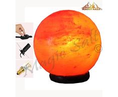 Magic Salt ® Himalaya sal del cristal de la lámpara - en forma de bola que brilla purificador de aire