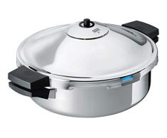 KUHN RIKON, Olla a presión tartera super rápida con asas DUROMATIC Hotel, 5 Litros, 28 cm