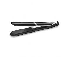 BaByliss ST397E Plancha de pelo profesional, placas extra anchas para alisar más rápido, peine extraíble para un alisado más pulido. 6 temperaturas de 140ºC a 235ºC, tecnología Advanced Ceramics