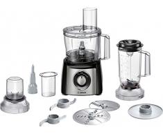 Bosch MCM3501M 800W 2.3L Negro - Robot de cocina (2,3 L, Negro, Giratorio, 1,2 m, De plástico, Acero inoxidable)