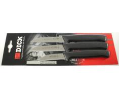 F. Dick ProDynamic 85700042 - Juego de cuchillos de cocina (3 piezas: 1 cuchillo con o sin filo ondulado, 1 cuchillo pelador)