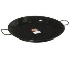 Garcima 5020645 Paellera Valenciana Esmaltada 12 Personas / 46 cm, Negro, 59 x 46 x 5 cm