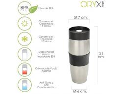 Oryx 5075040 Vaso Termico Acero Inoxidable Antigoteo 380 ml