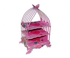 Lote de 5 Expositores Decorativos para Cupcakes "Jaulas" . Repostería. Menaje de Cocina. Cumpleaños y Celebraciones. 25 x 44 cm