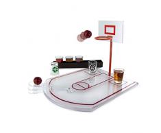 Mister Gadget MG3039Â - Juego de vasos Basket PP en cristal blanco de 24 x 31 x 22,5 cm