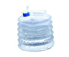 Seasaleshop Cubo de Agua Portátil Garrafa Plegable, 5L/10L / 15L Depósito de Agua Reutilizable Almacenamiento de Agua Sin BPA, Contenedor de Agua con Grifo para Camping Senderismo Picnic Barbacoa