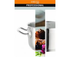 Domestic by Mäser Professional - Tapa para olla (16 cm, acero inoxidable 18/10)