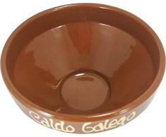 Pack de 6 Taza Barro Caldo Gallego Galicia artesanía Caldo Barro
