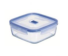 Luminarc Pure Box Active - Recipiente hermético de Vidrio, Cuadrado, tamaño 0.76 litros