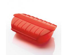 LÃ©kuÃ© - Estuche de vapor con bandeja, 1-2 personas, color rojo