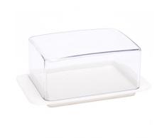 Homexpert 302401 - Mantequera pequeña de plástico (15 x 10 x 10 cm)