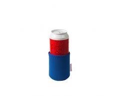 DRESS-YOUR-DRINK Neopreno Multi Enfriador, Enfriador de latas (, Enfriador de Bebida, Enfriador de Botellas, Azul, 5er Spar-Set