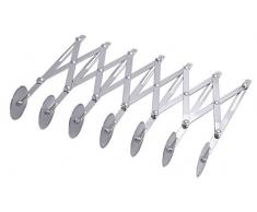 Contacto BanderÂ âÂ Cortador de Masa, Cortador de Masa, Ajustable, 5Â Orificio, de Acero Inoxidable, Altura: 24,5Â cm, diÃ¡metro: 5,4Â cm, Ancho de la Rueda: MAX. 50Â cm