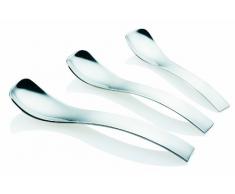 Guzzini Fratelli Gocce, Juego de 6 cucharillas 10,5 cm, Stainless Steel 18/10