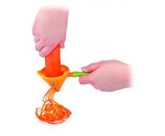 Tescoma Cortador Espiral Juliana Presto Carving, Acero Inoxidable, Verde/Naranja