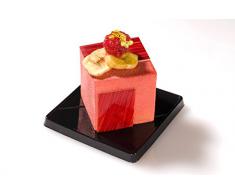 SF104 Molde de Silicona, 8 cavidades con Forma de Cubo, Color Terracota