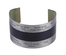 Medidor de temperatura de termómetro digital de vino tinto LCD de acero inoxidable