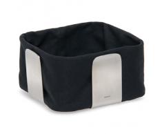Blomus 63473 Desa - Panera de tela (grande), color negro