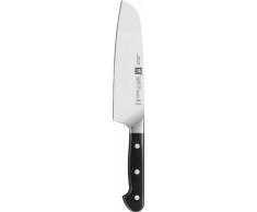 Zwilling Santoku - Cuchillo (Negro, Acero Inoxidable)