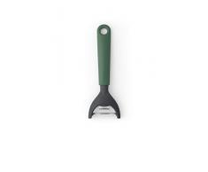 Brabantia Tasty+ Pelador de alimentos en forma de Y y rallador de cítricos, color fir green