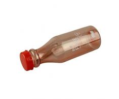 Longra 550ml BPA libre de ciclo de plástico irrompible botella de agua (rojo)