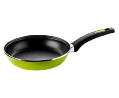 Monix Lima - Sartén 20 cm de acero esmaltado verde con antiadherente Teflon® Classic.