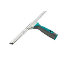 Leifheit Limpiacristales Professional, limpiaventanas con regleta de Goma para una Limpieza sin Huellas, rasqueta limpiacristales con Mango de Goma