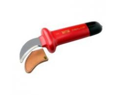 BAHCO IR2820VPC Cuchillo Curvo Aislado, 180 MM, Rojo, 18 cm