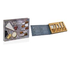 Andrea House - Set 5 Cuchillos Queso Inox/Acacia (CC65018)