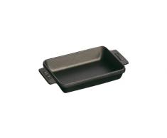 STAUB Fuente Rectangular, Hierro Fundido, Negro, 15 x 11 cm