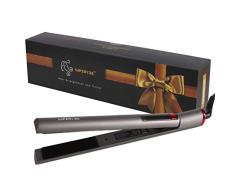 Rizador Pelo y Planchas Pelo 2 en 1, Curling Iron Rizador Pelo Ceramico Planchas Viaje Pelo Turmalina Plancha Viaje Pelo de Ondas Hair Styler Instant con ajustable de temperatura Regalos de Navidad