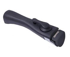 Desmontable Maceta Mango, Universal Anti- Quemaduras Repuesto Sartén Mango Extraíble Horno Cocina Parrilla Olla Accesorios - Negro