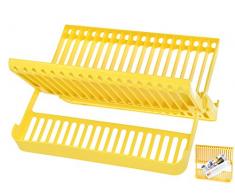 Brunner plegable escurridor goteo 32 x 30 cm, farblich sortiert