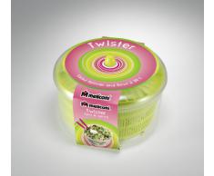 Meliconi Twister Centrifugadora Seca Ensalada Y Ensaladera - 2 En 1 Ø 26 Cm Verde