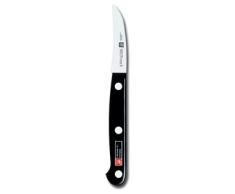 Zwilling TWIN GOURMET - Cuchillo pelador, hoja endurecida al frío Friodur, acero inoxidable, espiga entera, cachas sintéticas remachadas, 60 milímetros