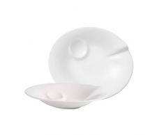 Villeroy & Boch Pasta Passion Platos para espaguetis, Set de 2, 30,7 x 26,3 x 5,7 cm, Porcelana, 2 piezas